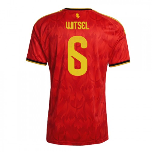 Stroje piłkarskie Belgia Axel Witsel #6 Koszulka Podstawowej MŚ 2026 Krótki Rękaw
